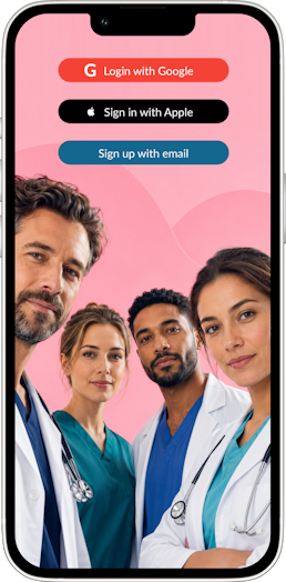 SkaDoc mobile sign-up illustration
